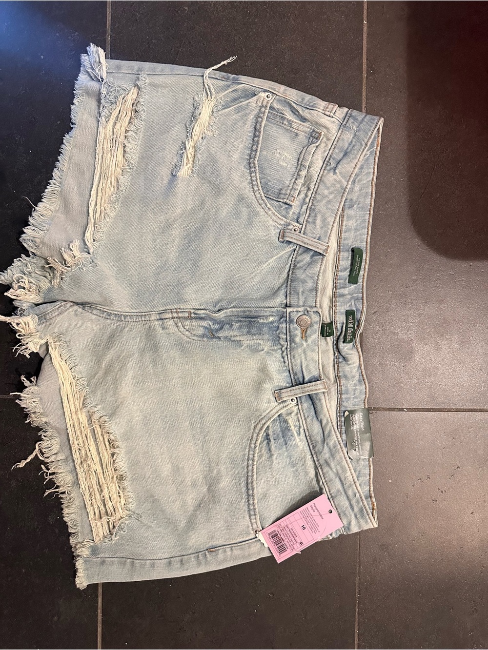 wild fable Light Blue Distressed Denim Shorts